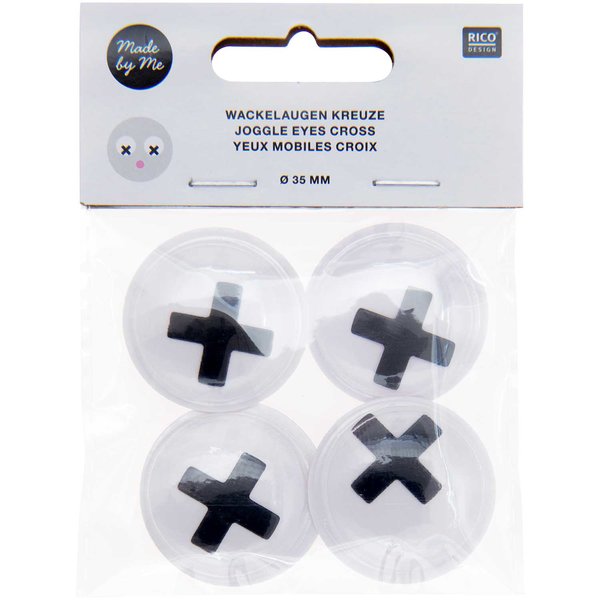 Wackelaugen Groß - Kreuze